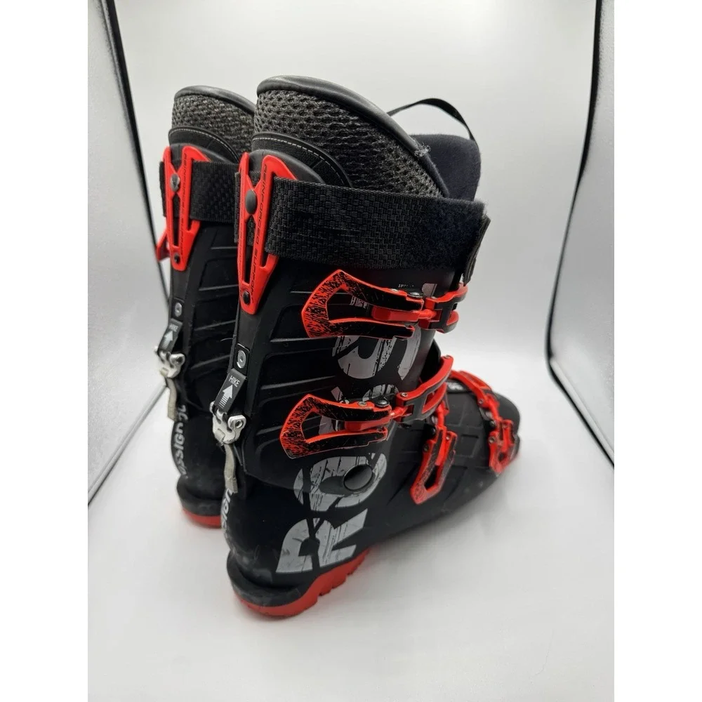 Rossignol 90 All Track Ski Boots Sensor Grip Black Red Mondo Size 27.5 Hike